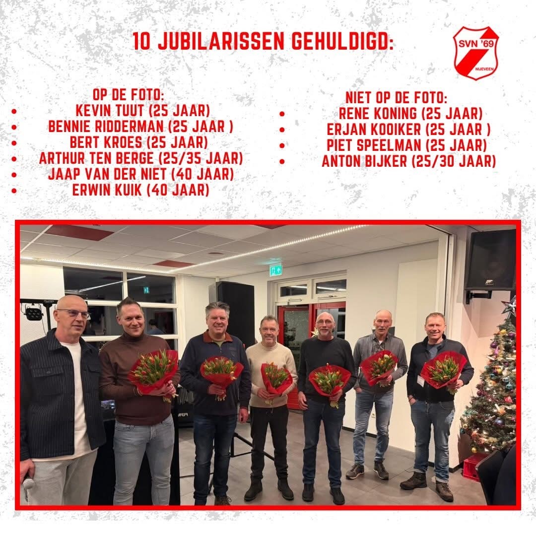 Uitslag verloting en terugblik nieuwjaarsreceptie